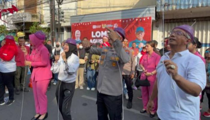 Lomba Agustusan di CFD Jalan Dhoho Jadi Ajang Silaturahmi Warga dan OPD Pemkot Kediri