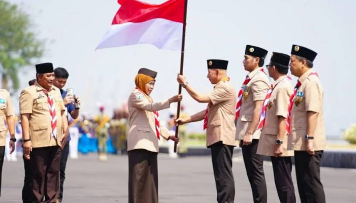 Pemerintah Jatim Rayakan Hari Pramuka ke-61, Khofifah Dorong Kolaborasi Pengabdian