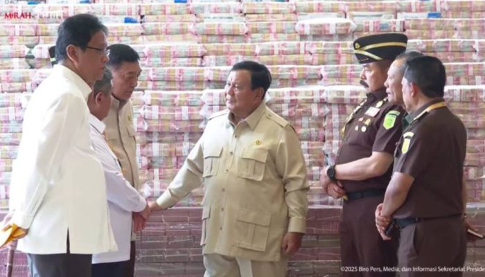 Presiden Prabowo Saksikan Pengembalian Uang Negara Rp13,2 Triliun dari Kejaksaan Agung