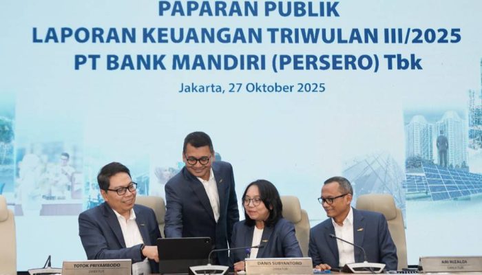 Bank Mandiri Pertahankan Tren Pertumbuhan Solid: Aset Tembus Rp2.563 T, Kredit Tumbuh 11%