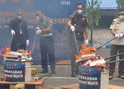 Jatim Musnahkan 17,1 Juta Batang Rokok Tanpa Cukai Senilai Rp25,5 Miliar