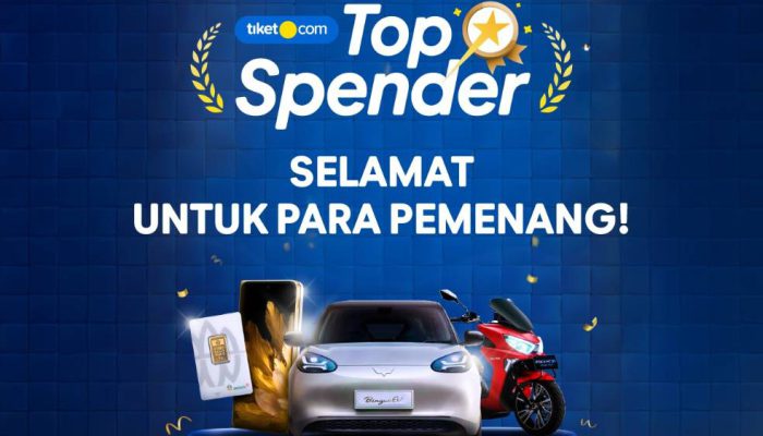 Top Spender 2025 tiket.com: Vincent Asal Surabaya Bawa Pulang Mobil Listrik