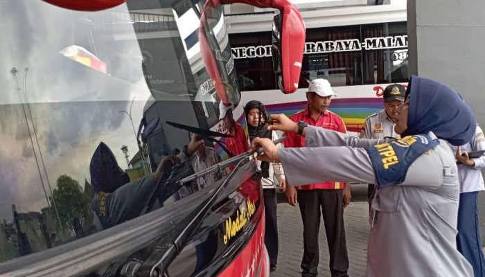 Jelang Nataru, Terminal Arjosari Perketat Ramp Check, Temukan Sejumlah Bus Belum Laik Jalan