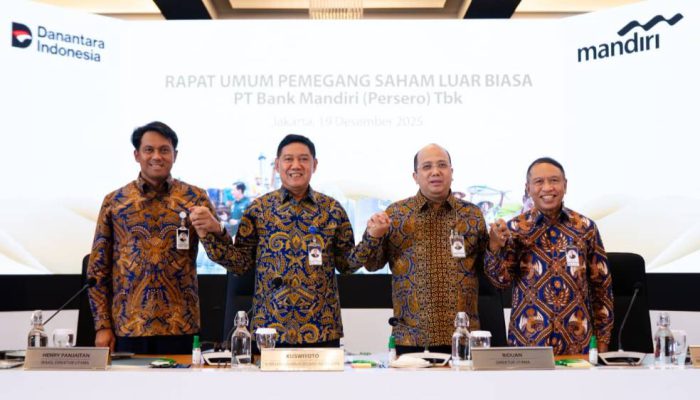 Bank Mandiri Perkuat Strategi dan Tata Kelola lewat RUPSLB