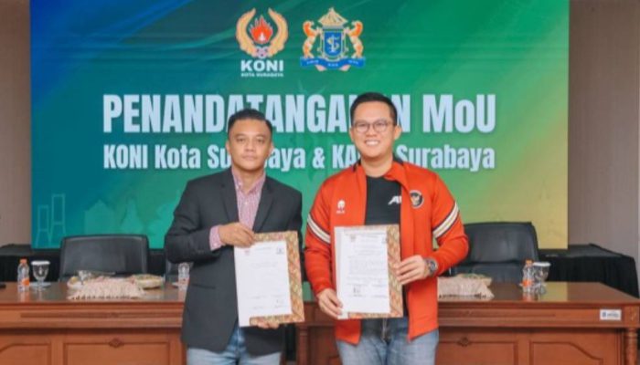 Kadin Surabaya Gandeng KONI Perkuat Industri Olahraga dan Prestasi Atlet