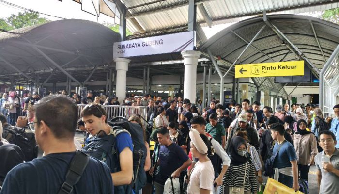 Animo Tinggi, KAI Daop 8 Surabaya Layani 509.726 Penumpang Selama Nataru