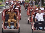 Presiden Prabowo Salurkan 100 Unit Becak Listrik di Tuban