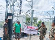 Belum Kantongi Izin, Satpol PP Tuban Segel Menara Telekomunikasi di Parengan