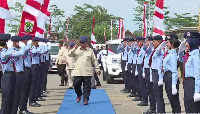 Presiden Prabowo Resmikan SMA Taruna Nusantara Cabang Malang