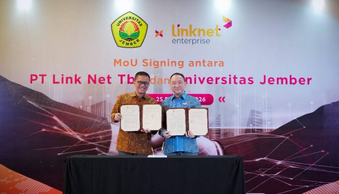 Dukung Transformasi Digital Kampus, Linknet Enterprise Resmi Kerja Sama dengan Universitas Jember