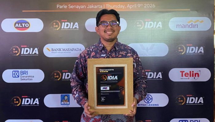 JNE Sabet Penghargaan Layanan Logistik Paling Inovatif 2026