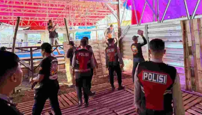 Polisi Tindak Lanjuti Laporan Judi Sabung Ayam di Sedati, Sarana Dibongkar