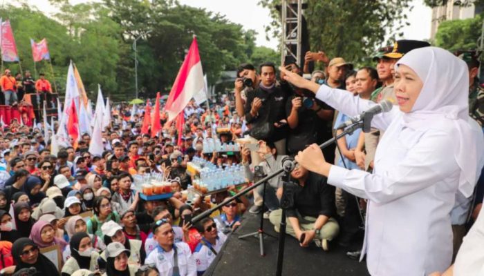 May Day 2026: Gubernur Khofifah Tekankan Kolaborasi Demi Kemajuan Industri dan Kesejahteraan Pekerja