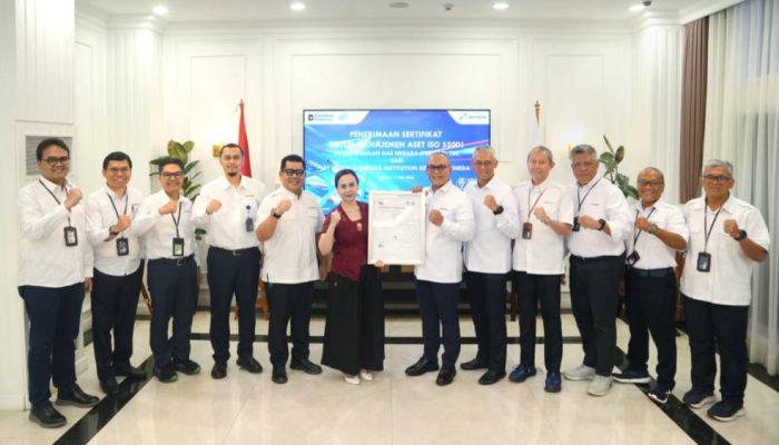 PGN Raih ISO 55001, Bukti Ketangguhan Pengelolaan Infrastruktur Gas Bumi