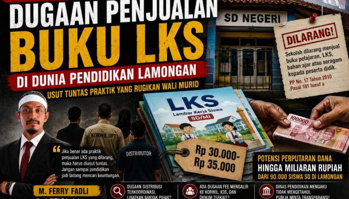 Dugaan Peredaran LKS Berbayar di Lamongan Jadi Perhatian Publik, FKBN Minta Klarifikasi Terbuka