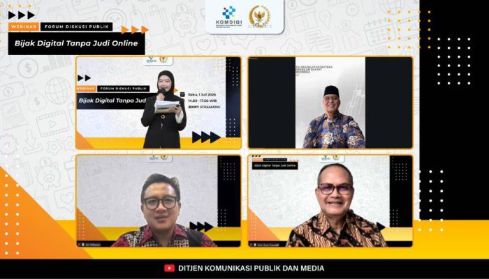 Komdigi-DPR RI Edukasi Masyarakat Bijak Bermedia Digital untuk Tangkal Judi Online