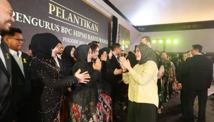 Lantik Pengurus HIPMI Banyuwangi, Ipuk Ajak Pengusaha Muda Perkuat Inovasi