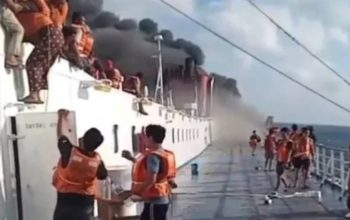 Basarnas: Lima Korban Tewas dalam Kebakaran KM Mutiara Sentosa 2, 227 Selamat