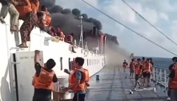 Basarnas: Lima Korban Tewas dalam Kebakaran KM Mutiara Sentosa 2, 227 Selamat