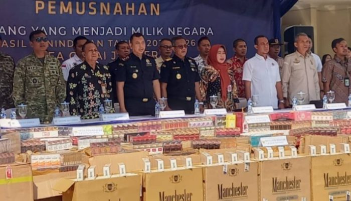 Bea Cukai Jember Musnahkan Jutaan Rokok Ilegal dari Jember, Bondowoso dan Situbondo