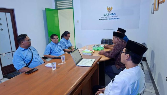 Baznas Banyuwangi Galang Donasi Gempa NTT, Gandeng Media Online Anggota JMSI